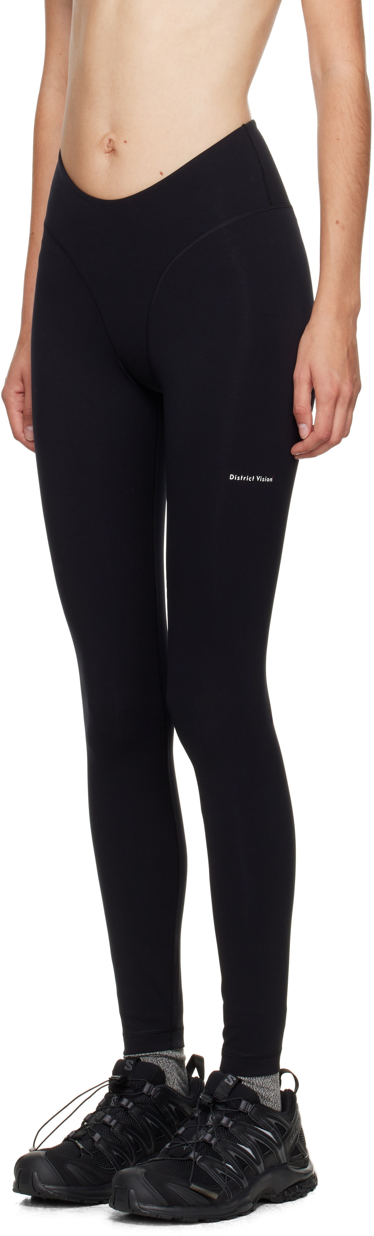 District Vision Black Studio Long Sport Leggings