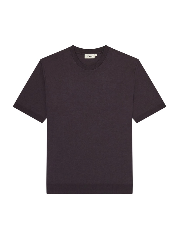 Photo: Altea - Cecil Lyocell and Cotton-Blend Jersey T-Shirt - Brown
