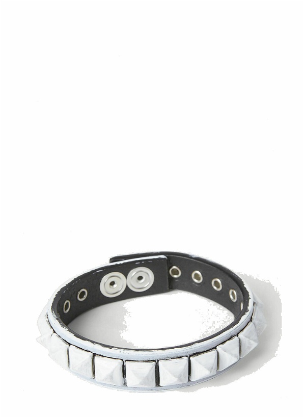 Photo: MM6 Maison Margiela - Studded Bracelet in Black