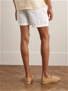 Onia - Home Straight-Leg Linen Shorts - White