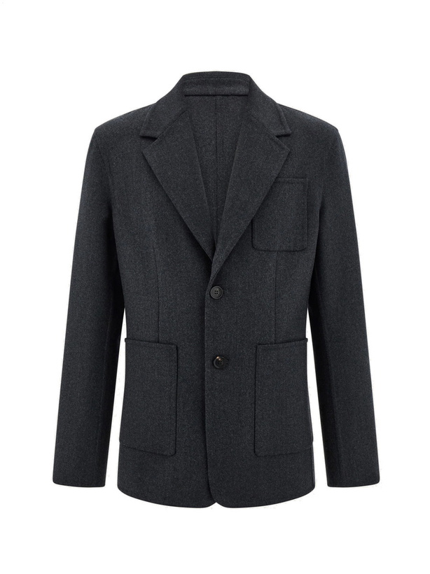Photo: Ferragamo Mens Single breasted blazer in Grey