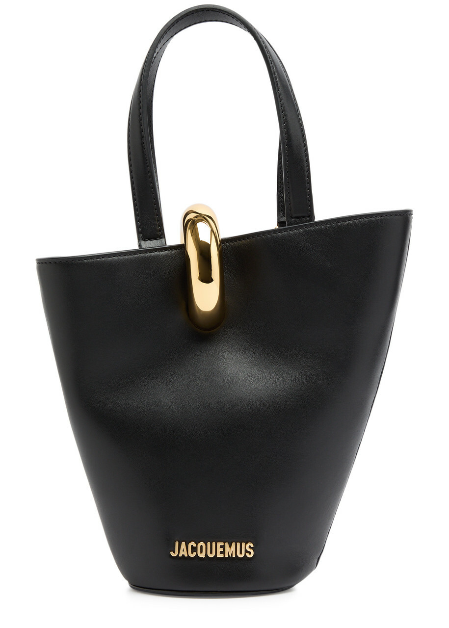Jacquemus Le Petit Bambola Leather Bucket bag - Black - One