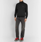 Balenciaga - Slim-Fit Jersey Track Jacket - Men - Black