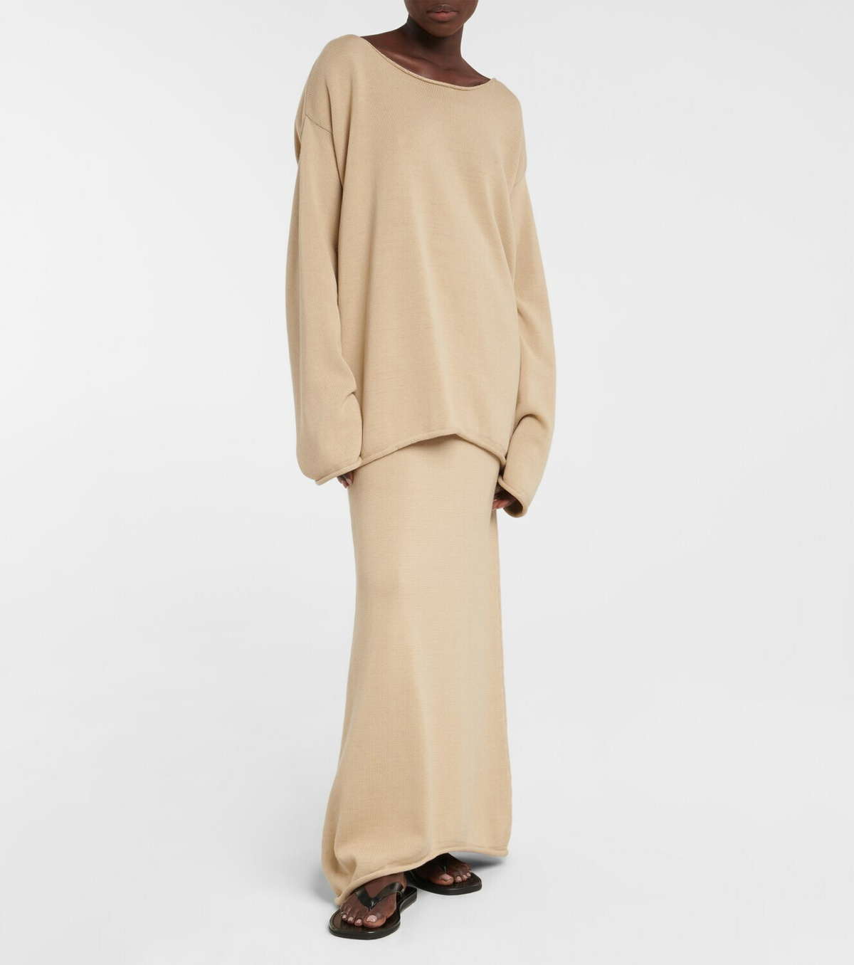 Calista Cotton Maxi Skirt