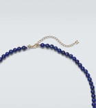 Mateo 14kt gold necklace with lapis