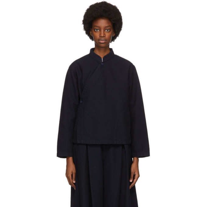 Photo: Blue Blue Japan Navy Yarn-Dyed Sashiko Jacket