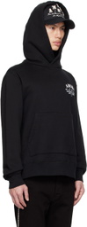 AMIRI Black Embroidered Hoodie