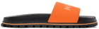 Marc Jacobs Orange 'The Slide' Sandals