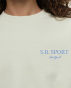 Sporty & Rich Wimbledon Crewneck White - Mens - Sweatshirts