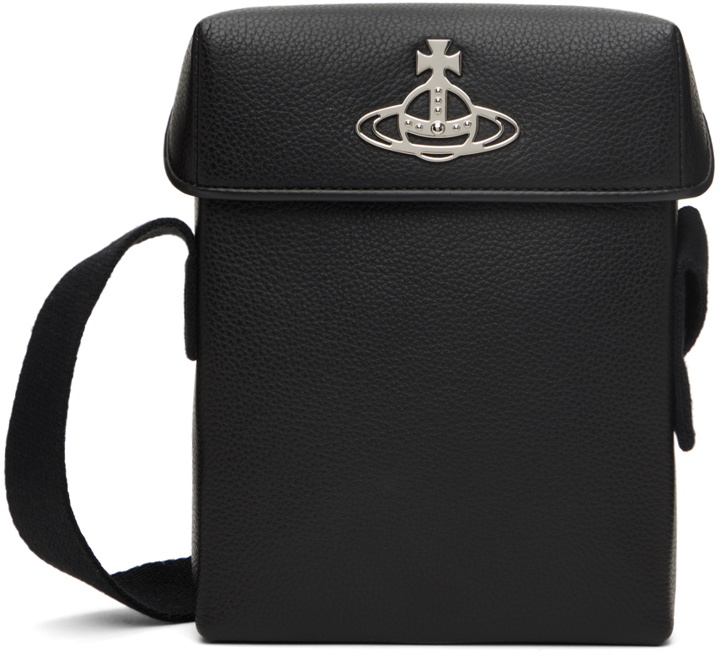 Photo: Vivienne Westwood Black Leather Messenger Bag