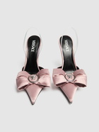 VERSACE 110mm Satin Slingback Heels