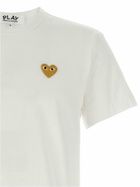 Comme des Garçons Play gold Heart T-shirt