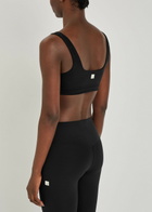 Vuori Alltheform Stretch-jersey Soft-cup bra Black