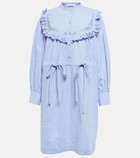 See By Chloe - Ruffled cotton poplin shirt dress