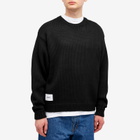 WTAPS Men's 05 Intarsia Motif Sweater in Black