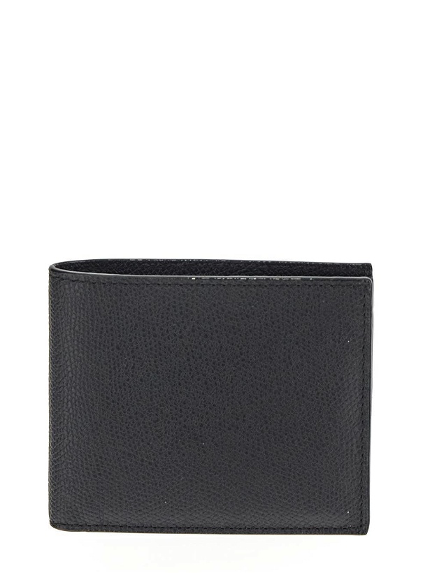 Photo: Valextra Black Foldable Leather Wallet
