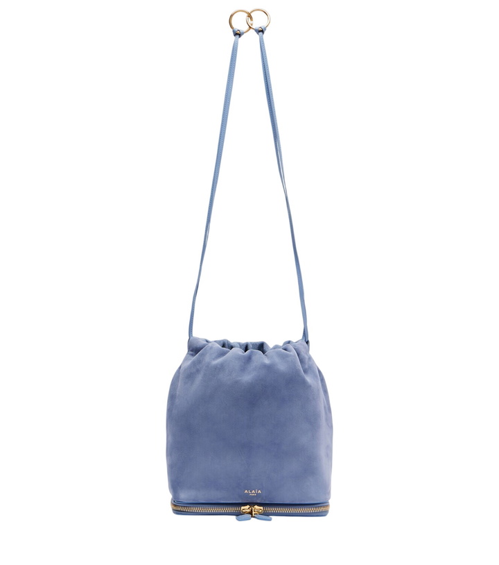 Photo: Alaïa Le Pochon suede bucket bag