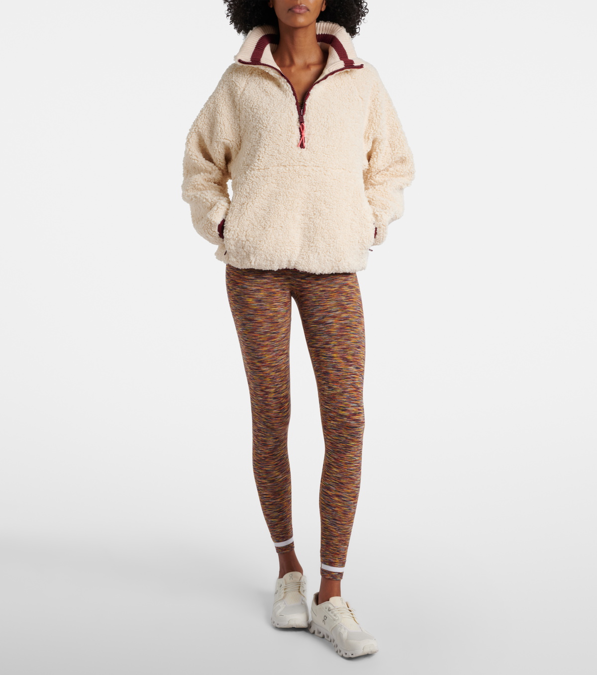 The Upside Harlow half-zip top