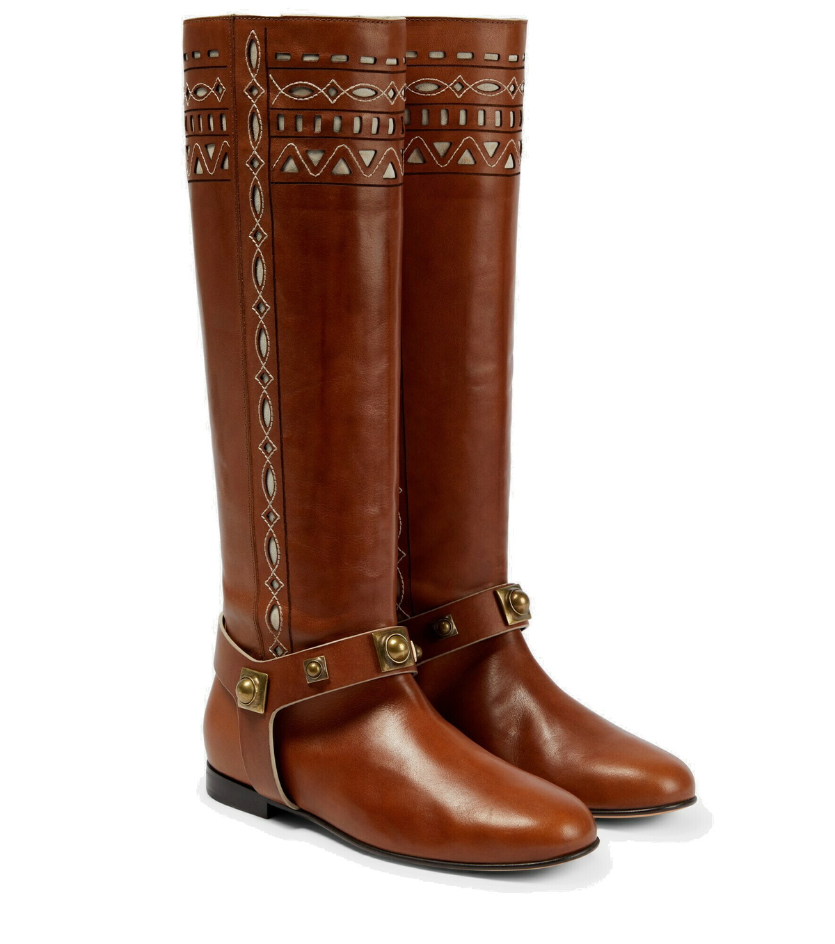 Etro Leather knee-high boots Etro Etro Leather knee-high boots Etro