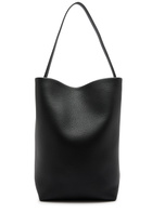 The Row Park Large Leather Tote - Black - One Size