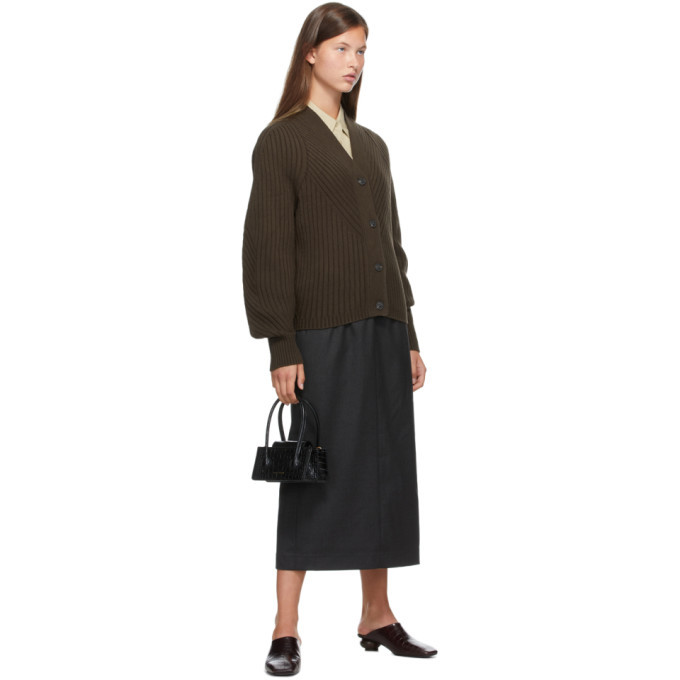 [LOW CLASSIC] / ☆ 25SS CLASSIC H-LINE SKIRT / GREY Low Classic H-line Mini Skirt | Grey | FARFETCH