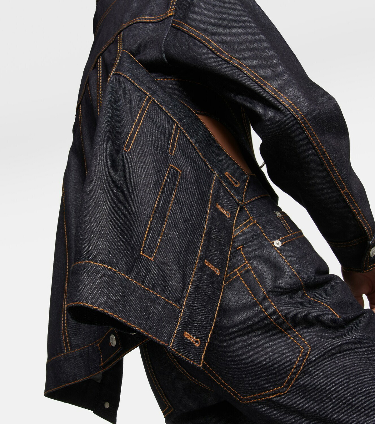 Alexander McQueen Deconstructed denim jacket