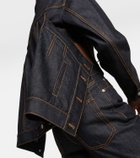 Alexander McQueen Deconstructed denim jacket