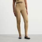 Fear of God ESSENTIALS Women's Rib Knit Leggings in Dune