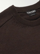 TOM FORD - Slim-Fit Cashmere Sweater - Brown