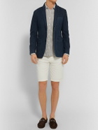Loro Piana - Stretch-Cotton Bermuda Shorts - Neutrals