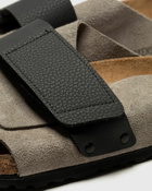 Birkenstock Kyoto Vl Desert Suede Stone Coin Grey - Mens - Sandals & Slides