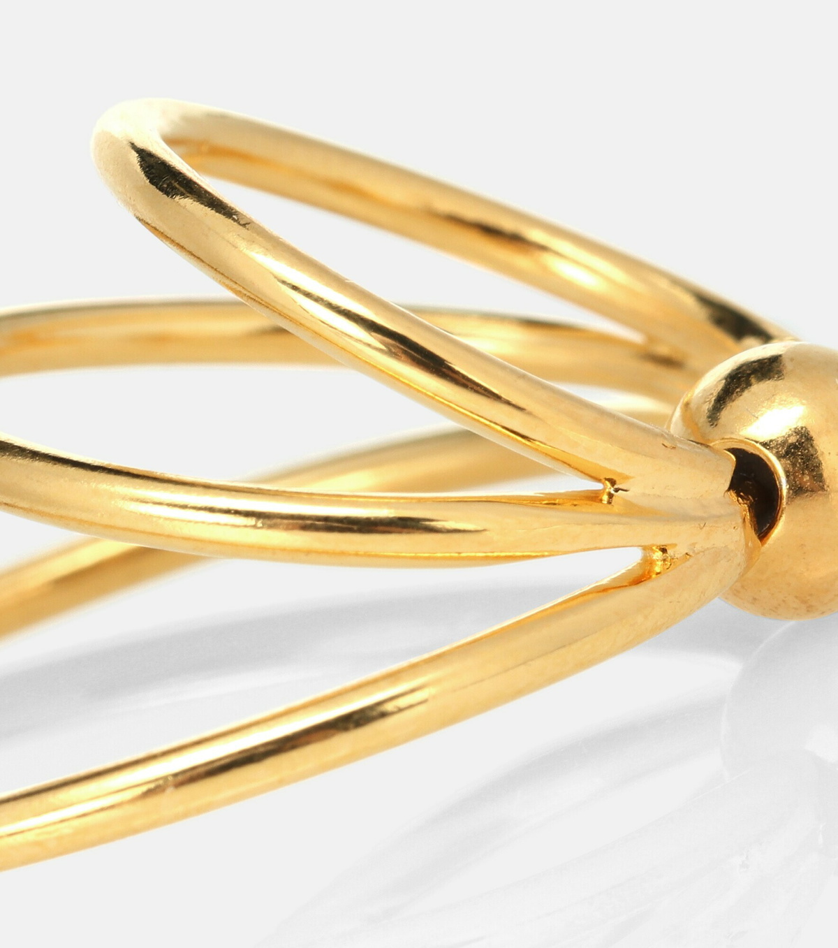 Sophie Buhai - Triple Layered Hoop 18kt gold-plated earrings