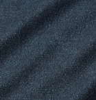 Theory - Linen-Blend Polo Shirt - Blue