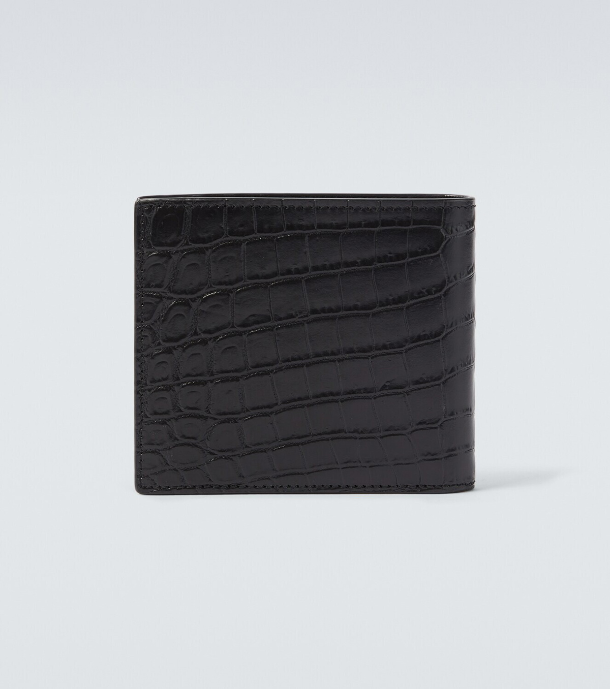 Saint Laurent Croc-effect leather wallet