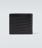 Saint Laurent Croc-effect leather wallet