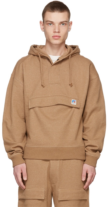 Photo: Boss Brown Russell Athletic Edition Hoodie