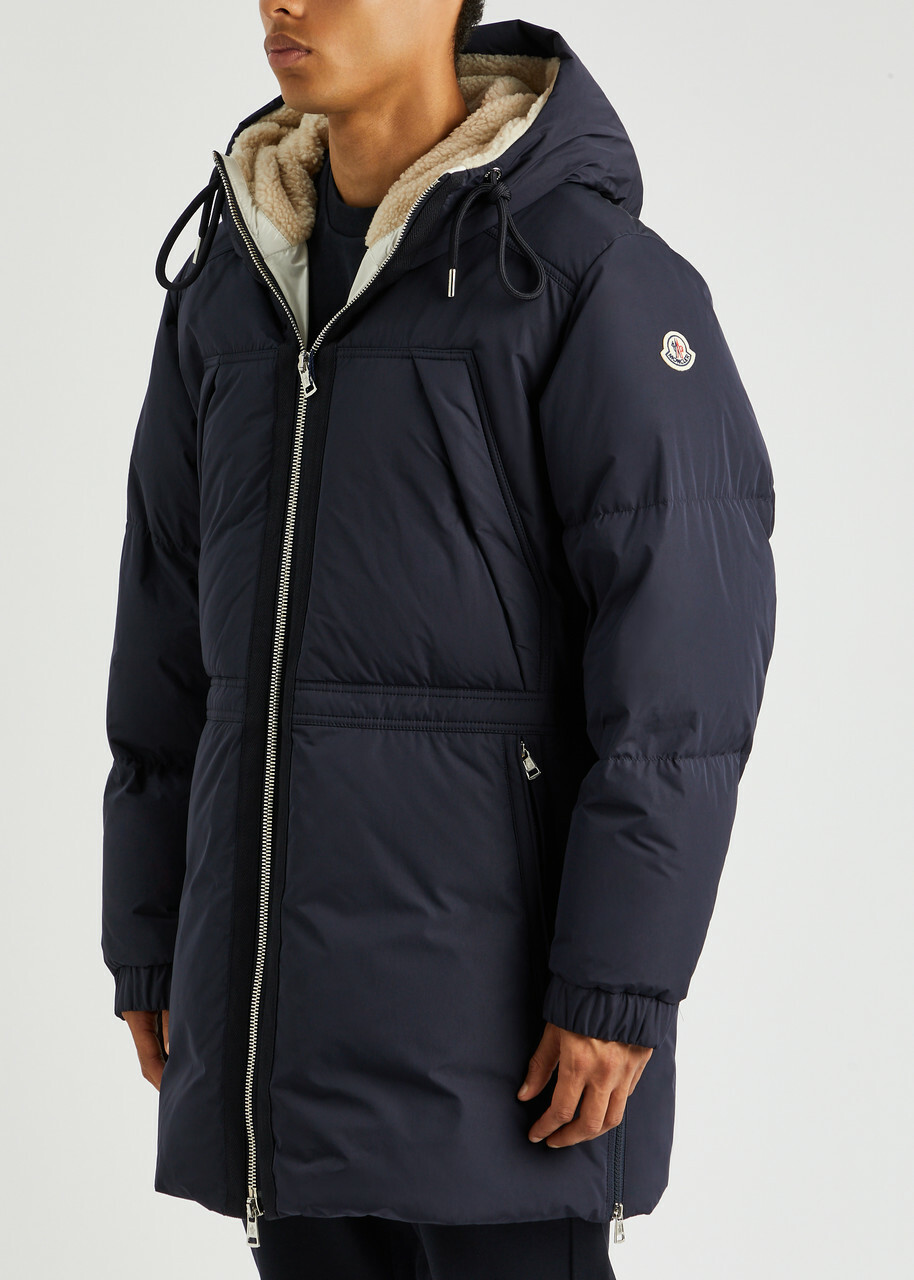 r*.様 MONCLER ネイビー ジャンパー ネイビーブルー Moncler Mayaショートダウンジャケット
