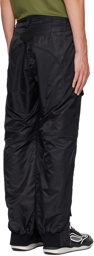 Moschino Black Zip Vent Cargo Pants