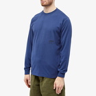 Parel Studios Men's BP Long Sleeve T-Shirt in Navy Blue