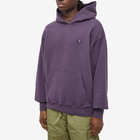 Polar Skate Co. Men's Patch Hoody in Dark Violet