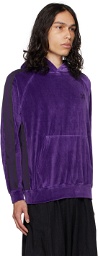 NEEDLES Purple Embroidered Hoodie