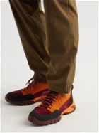 Diemme - Possagno Panelled Suede Sneakers - Orange
