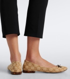 Gucci GG canvas ballet flats