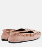 Khaite Milly suede loafers