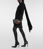 Saint Laurent Nina 110 leather over-the-knee boots