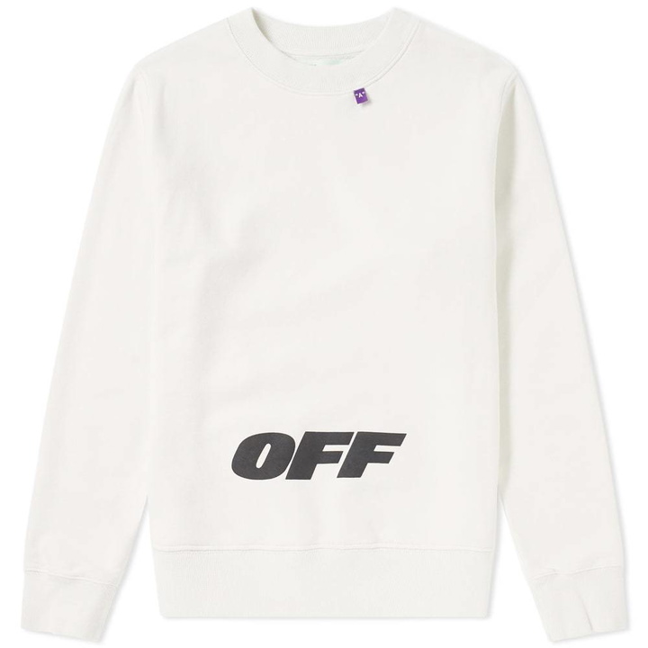 Photo: Off-White Wing Off Crew Sweat Neutrals