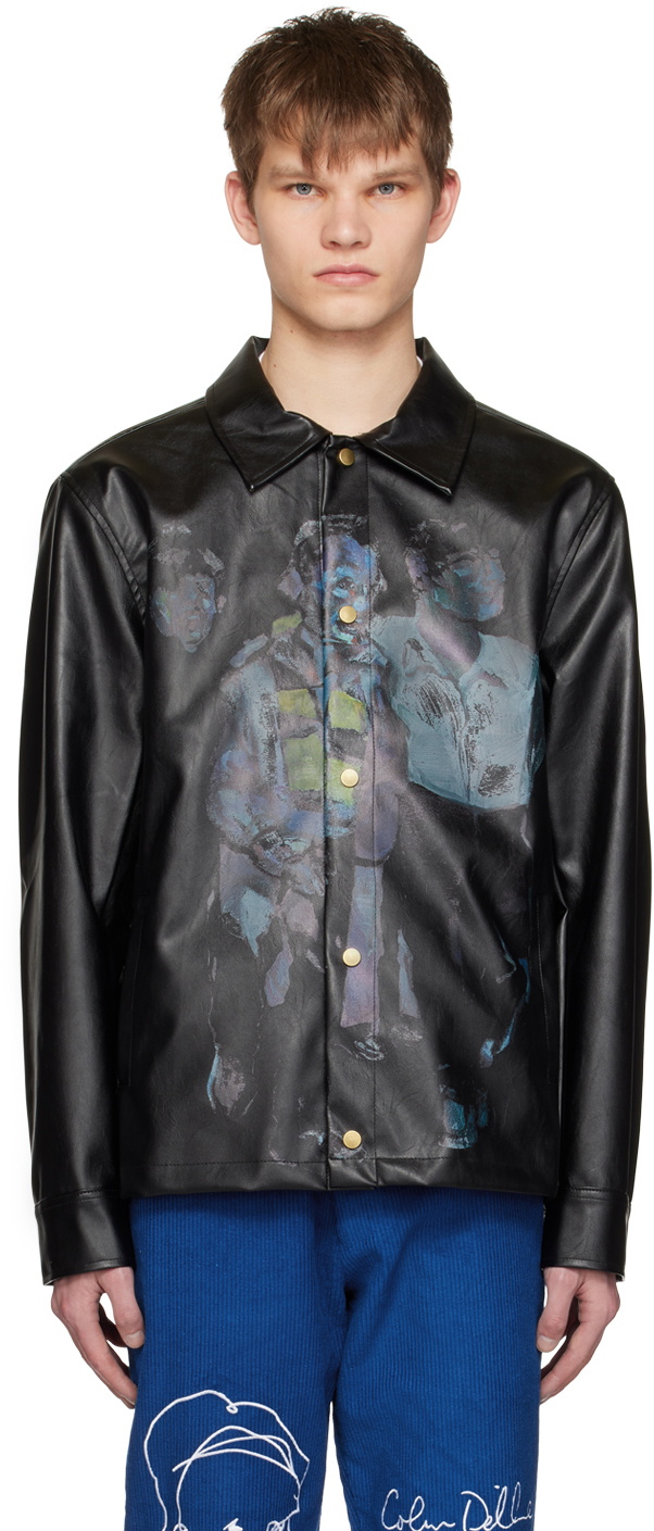 SUPER JUNIOR ウニョク LEATHER BLOUSON KIDSUPER - Faux Leather Jacket KidSuper