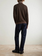 Loro Piana - Roadster Cashmere Half-Zip Sweater - Brown
