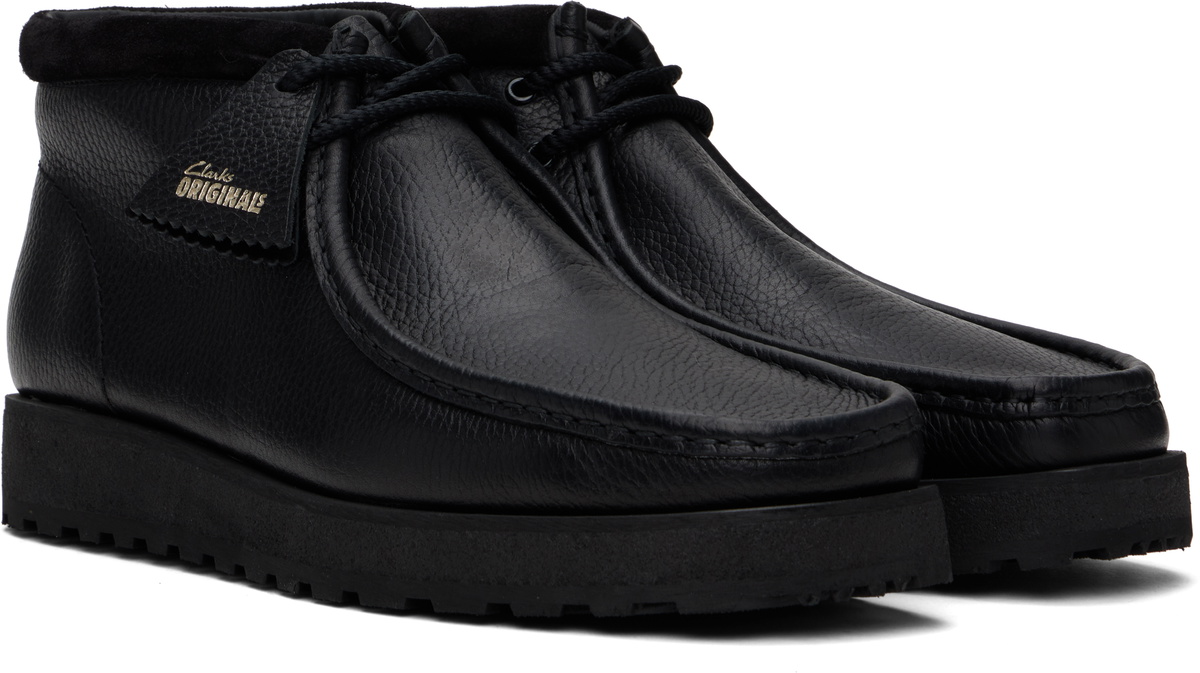 Clarks Originals Black Wallabee Scout Desert Boots Clarks Originals