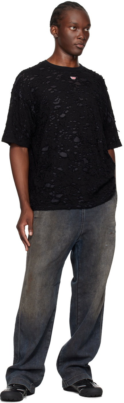 DIESEL ★ T-Boxt-Q3 Tシャツ Diesel Black T-Boxt-Q3 T-Shirt Diesel